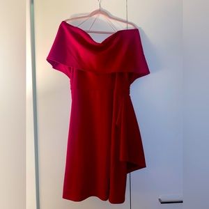 7. Forever 21 off the shoulder periwinkle purple party dress (Size 1X)